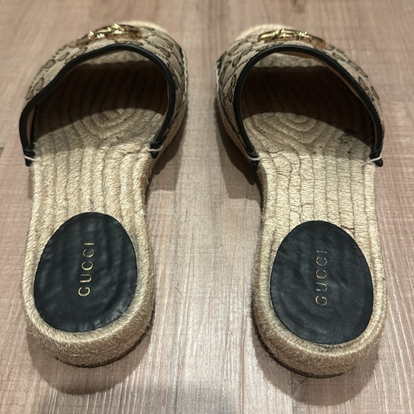 Pilar Original GG Canvas Espadrille Slide Sandal - Picture 2 of 4